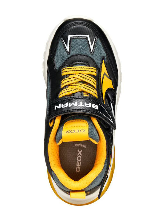 Ciberdron Παιδικά Sneakers με Σκρατς Μαύρα