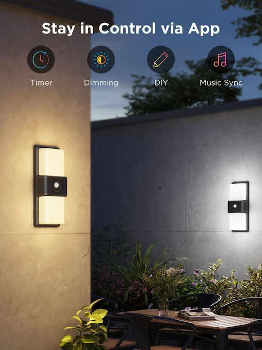 Govee Lumină de exterior montată pe perete IP65