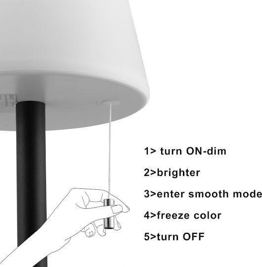 Bakaji LED RGB Dekorative Tischlampe