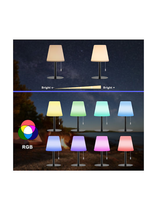 Bakaji Dekorative Lampe Weiß