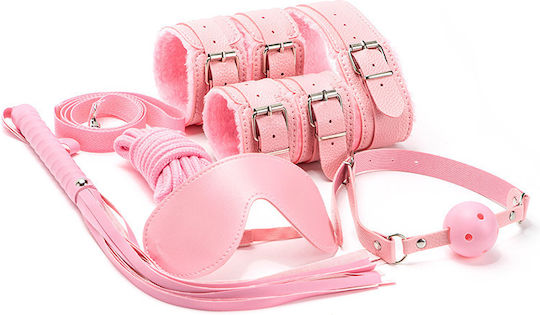 Kinksters BDSM Kit σε Ροζ Χρώμα 7τμχ