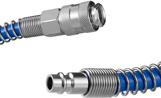 Bakaji Flexible Air Hose 15m Quick Compressor Connection 02814629