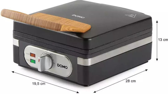 Domo Waffle Maker for Rectangular Waffles 2 Number of Waffles 1400W