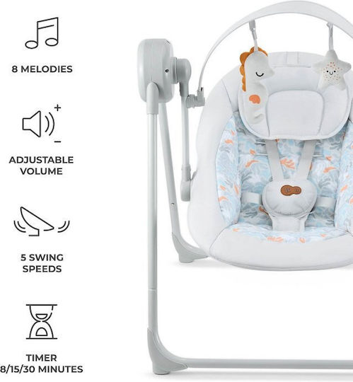 Kinderkraft Електрически Релакс Бебе Сив
