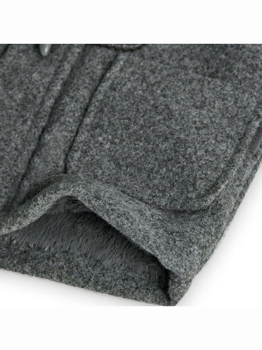 Kids' Coat with Hood Gray
