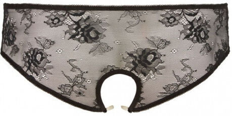 Crotchless Plus Size Panties Pearls
