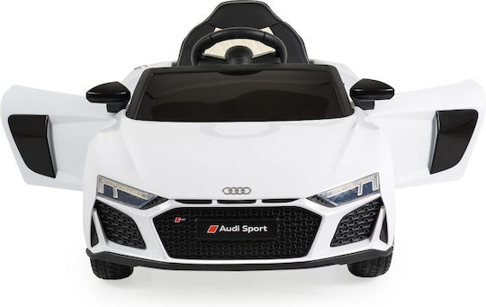 Audi R8 Spyder Cu Un Loc Cu Telecomandă Inspirat 12 Volți Alb Pentru 3+ Ani