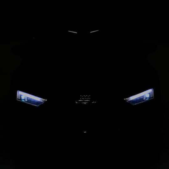 Audi R8 Spyder Cu Un Loc Cu Telecomandă Inspirat 12 Volți Alb Pentru 3+ Ani