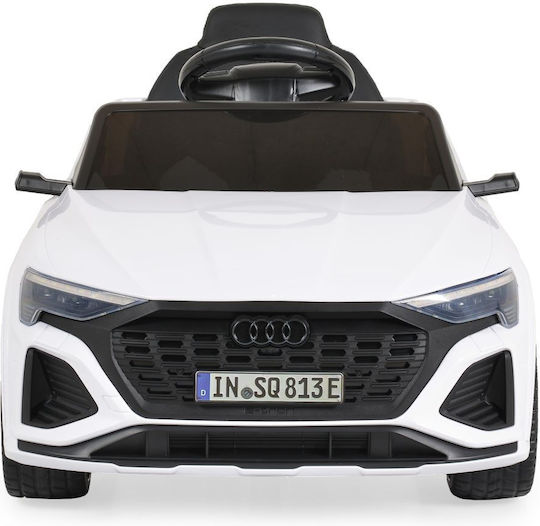 Audi SQ8 Μονοθέσιο με Τηλεκοντρόλ Τύπου 12 Volt Λευκό για 3+ Ετών