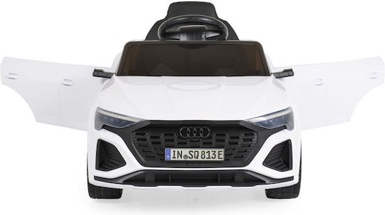 Audi SQ8 Μονοθέσιο με Τηλεκοντρόλ Τύπου 12 Volt Λευκό για 3+ Ετών