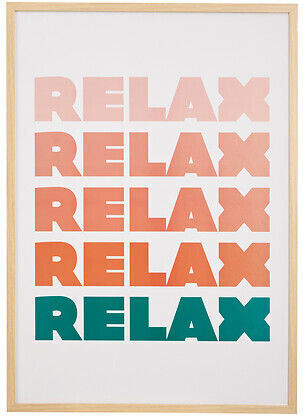 Atmosphera Πίνακας Poster Frame Relax Darius 50x70 Εκ – Συλλογή Modern Flow 206434b