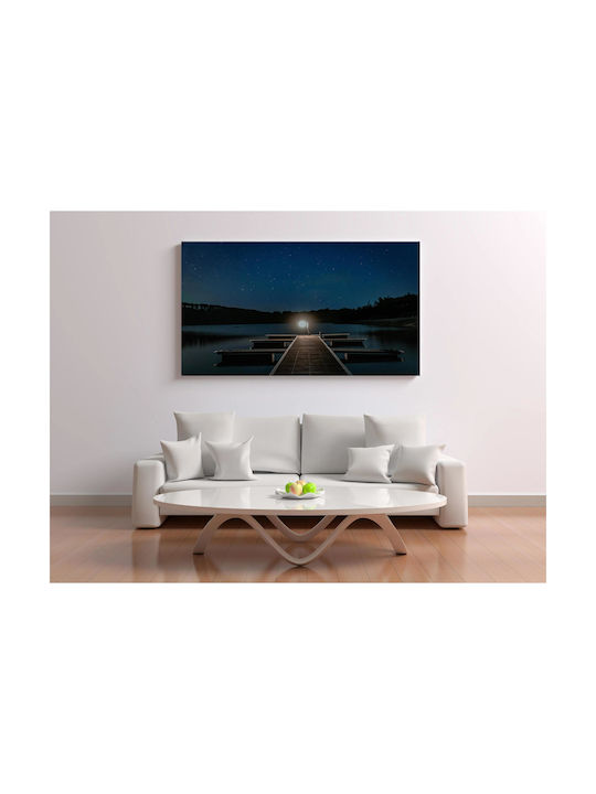 Panou Starry Night At Dock Unăstrea Noapte La Doc 120x80