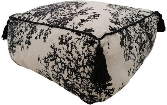 Puf Bolster Albă 45x45x25cm