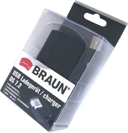 Braun Phototechnik Single Battery Charger Compatible with Canon / Nikon / Sony / Fujifilm / Panasonic / Pentax