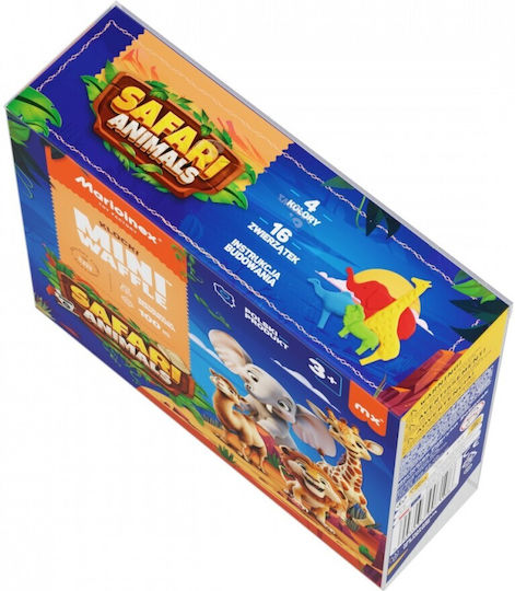 Marioinex Safari Animals Building Blocks for 3+ Years 100 Pieces