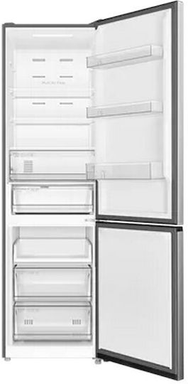 TCL Kühl-Gefrierkombination 409Es Total NoFrost H185xB59.5xT68cm. Inox RP409BLE0EE
