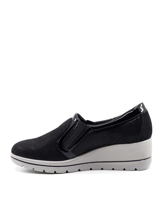 Ανατομικά Γυναικεία Slip-On Μαύρα