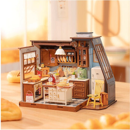 Rolife Construction Toy Wooden Robotime The Baking Kitchen With LED
