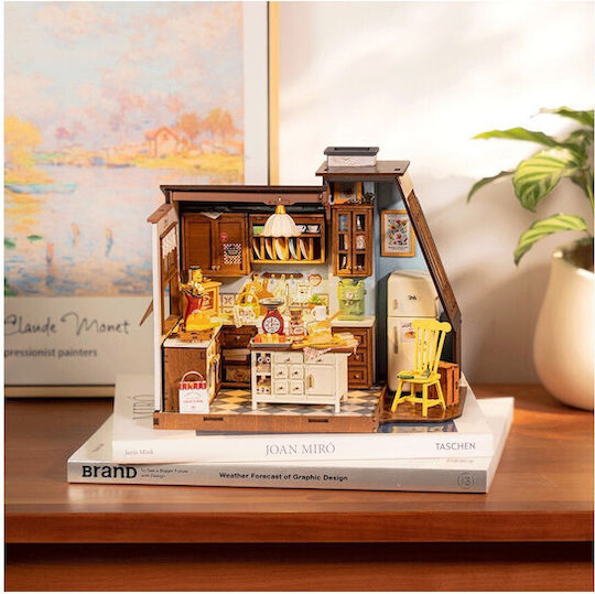 Rolife Construction Toy Wooden Robotime The Baking Kitchen With LED