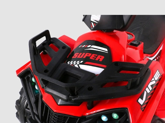 Motocicletă Cu 4 Roți Electrică 6 Volți Galbenă Pentru 2+ Ani