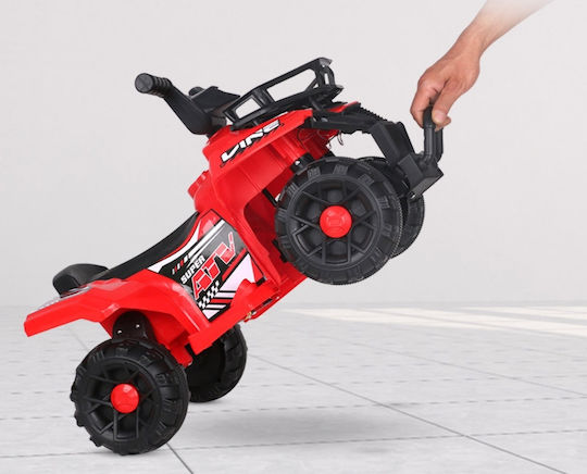 Motocicletă Cu 4 Roți Electrică 6 Volți Galbenă Pentru 2+ Ani