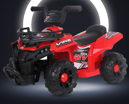 Motocicletă Cu 4 Roți Electrică 6 Volți Galbenă Pentru 2+ Ani