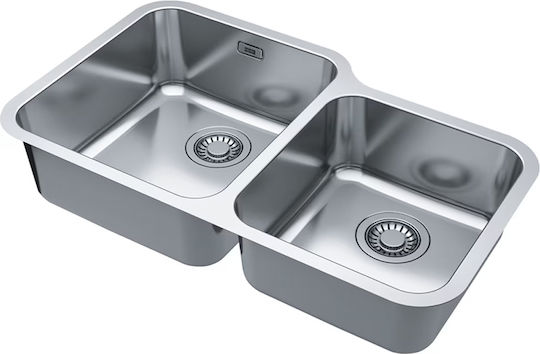 Franke Bell Bcx 120-42-35 1220617531 Undermount Sink Inox W84.5xD46.5cm Silver