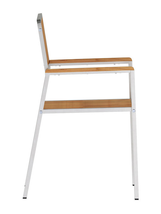 Outdoor-Stuhl Hölzernes Teak 4Stück