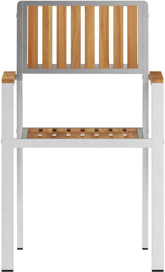 Outdoor-Stuhl Hölzernes Teak 4Stück