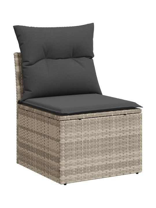Zweisitziges Sofa Außenbereich Rattan 55x55x37cm