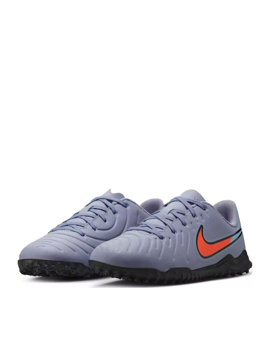 Tiempo Legend 10 Club Kids Turf Soccer Shoes Lilac