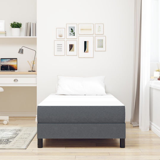 vidaXL Single Anatomic Saltea Spumă de memorie / Spumă 100x200x20cm