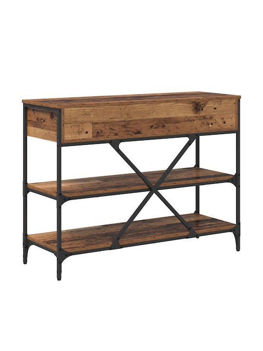 Wooden Console Table Old Wood L100xW34.5xH75cm