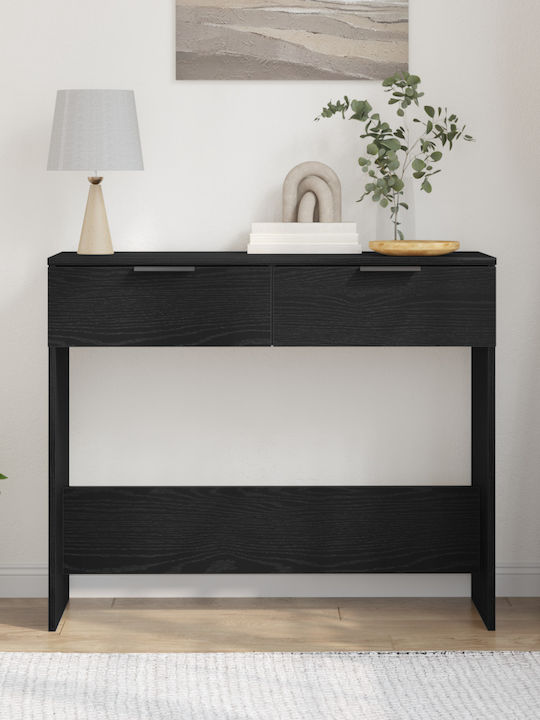 Конзолна маса Дървена Black Oak Д90xШ36xВ75cm