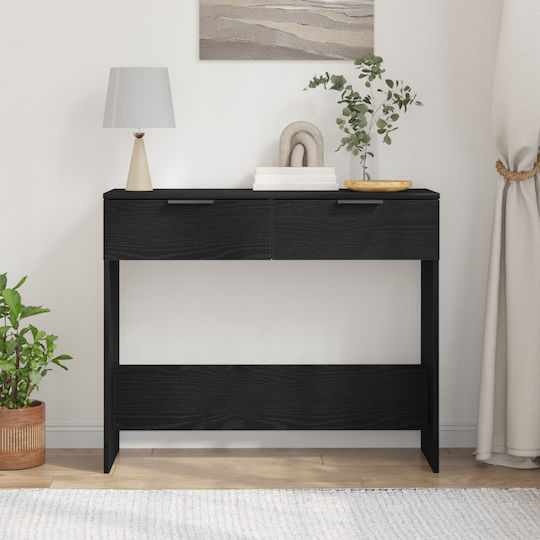 Конзолна маса Дървена Black Oak Д90xШ36xВ75cm