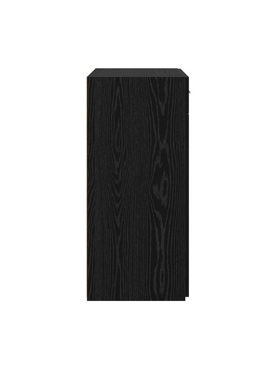 Μπουφές Ξύλινος Μαύρης Δρυς 80x42.5x93.5cm