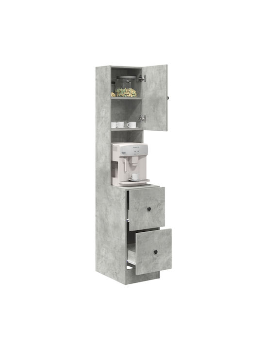 Floor Cabinet Grey Skyros 35x50x180cm