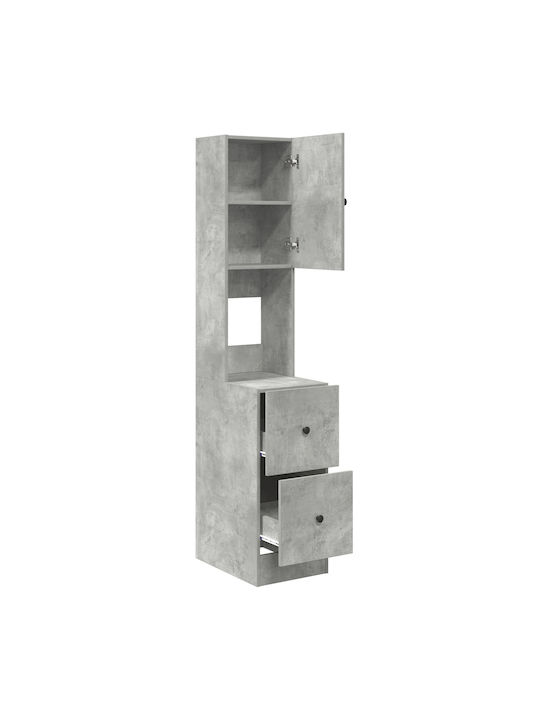 Floor Cabinet Grey Skyros 35x50x180cm