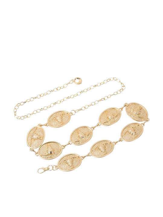 Women's Belt Chain Silver