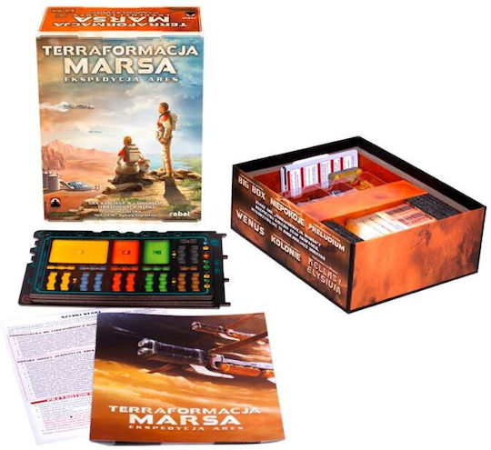 Board Game Mars: The Ares Expedition for 1-4 Players 14+ Years Old (PL) Rebel Games
