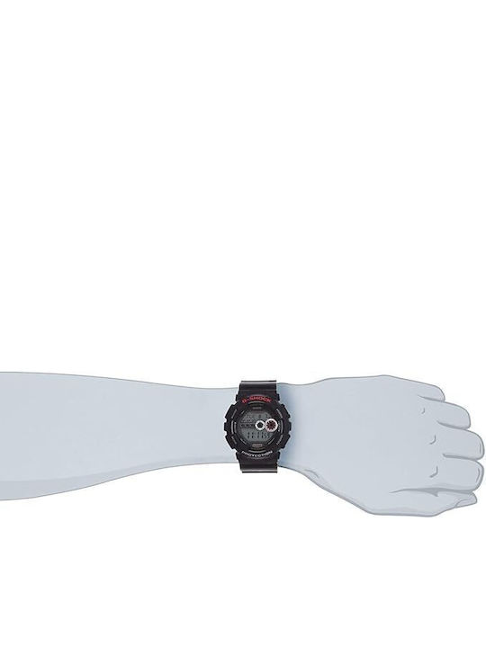Casio G-shock Digital Men's Watch 51mm Battery with Black Rubber Strap