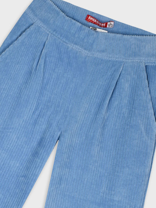 Pantaloni Largi Din Catifea Raiată Gheață 15-125341-2