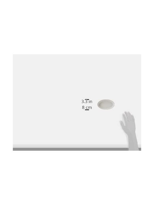 Küchenprofi Burgundy Porcelain Dish Crème Brûlée 14×8.5×2.5 Cm 6 Pcs