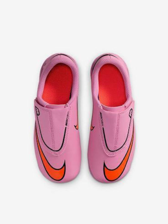 Mercurial Vapor 16 Club MG Kids Soccer Cleats And Shoes Molded Pink