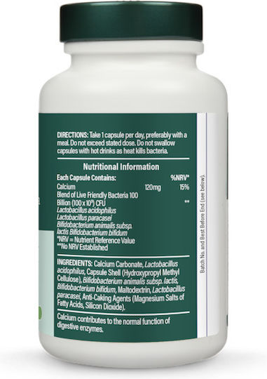 Holland & Barrett 100 Billion Live Friendly Bacteria Probiotika 30 Mützen