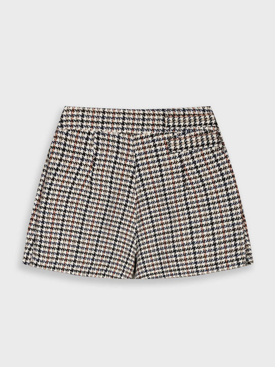Kids' Skirt Brown Pied De Poule