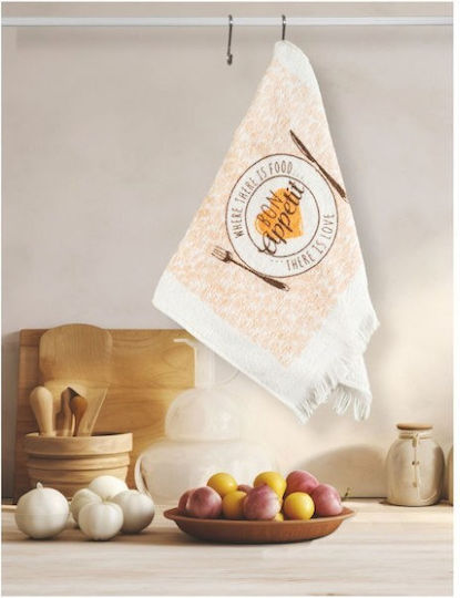 Flamingo Tea Towel from 100% Cotton in White Colour 38x63cm