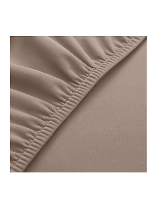 Ruhhy Ελαστικό Κάλυμμα Καρέκλας Μπεζ 65x40cm 6τμχ