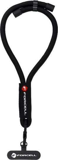 Forcell Wrist Strap for Mobile Phones Black