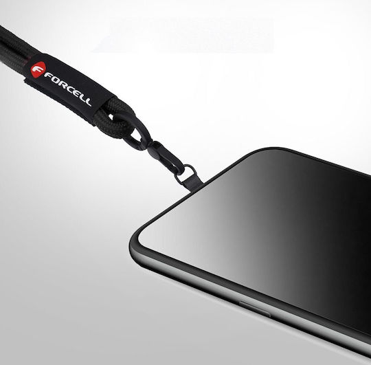Forcell Wrist Strap for Mobile Phones Black